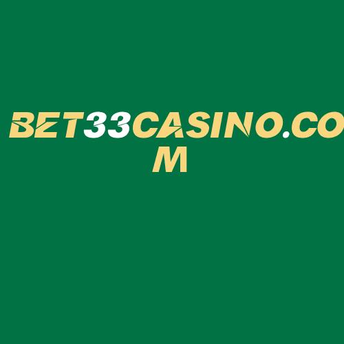 Logo da BET33CASINO